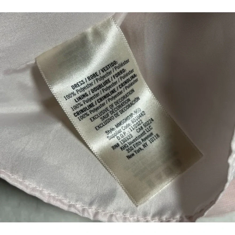 Mia & Mimi Baby Girl Dress 18 Mos Pastel Rainbow Polyester NWOT‎